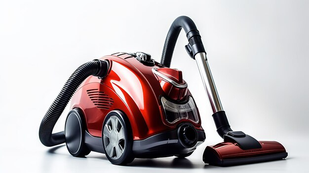 Studio shot of a vacuum cleaner on White Background Generative ai