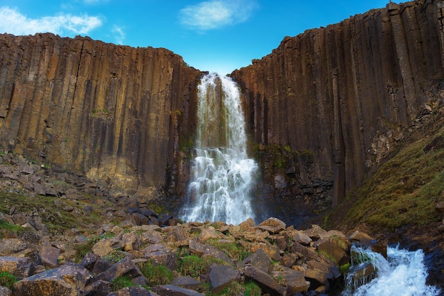 Studlafoss waterfall in East Iceland