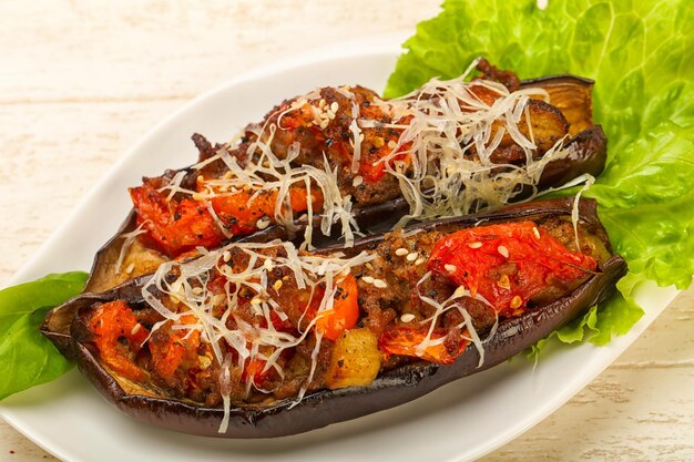 Stuffed eggplant