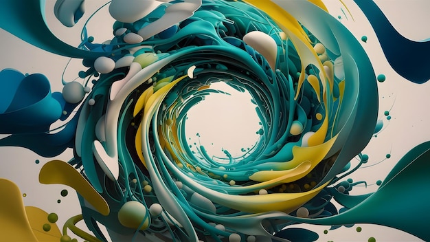 A stunning abstract art simple captivating background colors blend into each other Generative AI