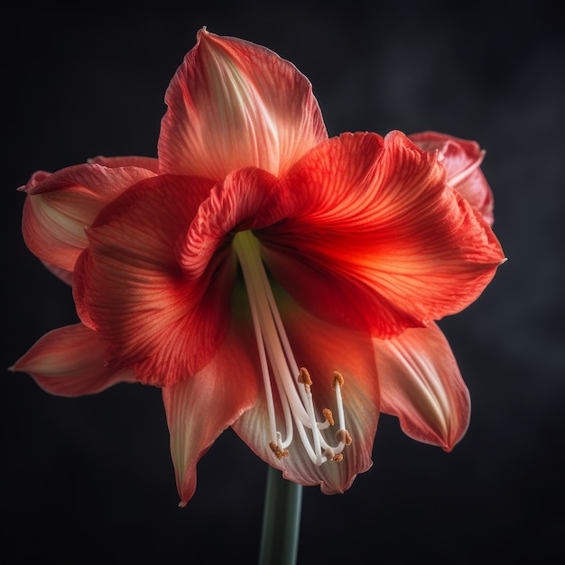 Stunning Amaryllis Flower Captured In High Definition