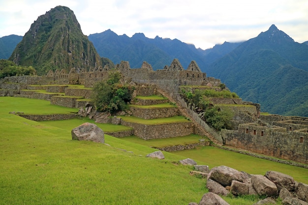 Stunning Ancient Inca Structures Inside Machu Picchu, UNESCO World Heritage Site of Peru