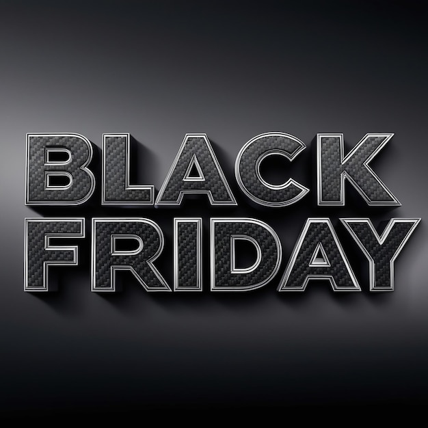 Photo stunning black friday text effects eyecatching designs for promotions sales