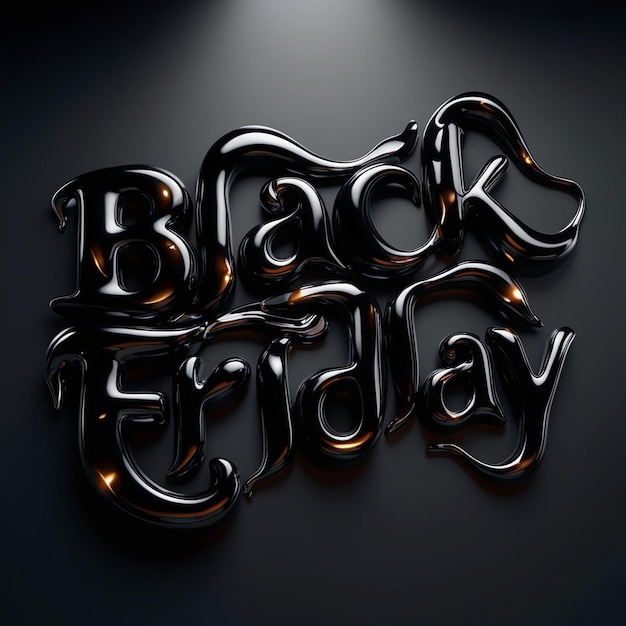 Photo stunning black friday text effects eyecatching designs for promotions sales