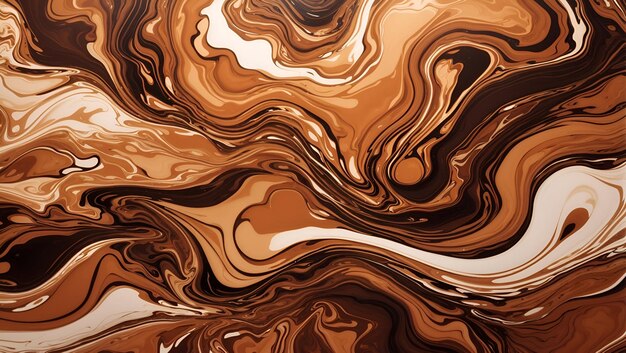 A stunning brown color liquid abstract background design wallpaper