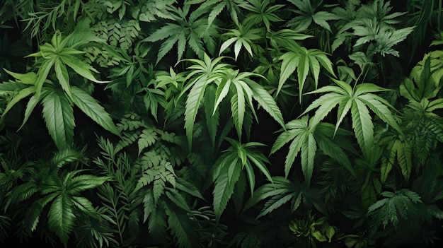 Stunning Closeup of Vibrant Green Botanical Bush on Pristine White Background