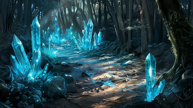 Stunning Collection of Crystals Magical Forests Ruins Lakes and Winter Landscapes