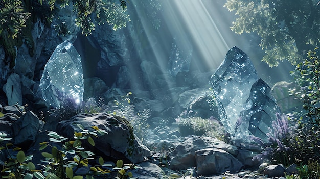 Stunning Collection of Crystals Magical Forests Ruins Lakes and Winter Landscapes