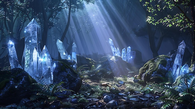 Stunning Collection of Crystals Magical Forests Ruins Lakes and Winter Landscapes