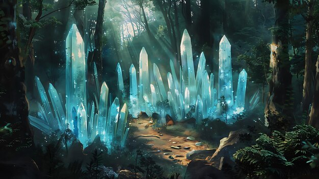 Stunning Collection of Crystals Magical Forests Ruins Lakes and Winter Landscapes