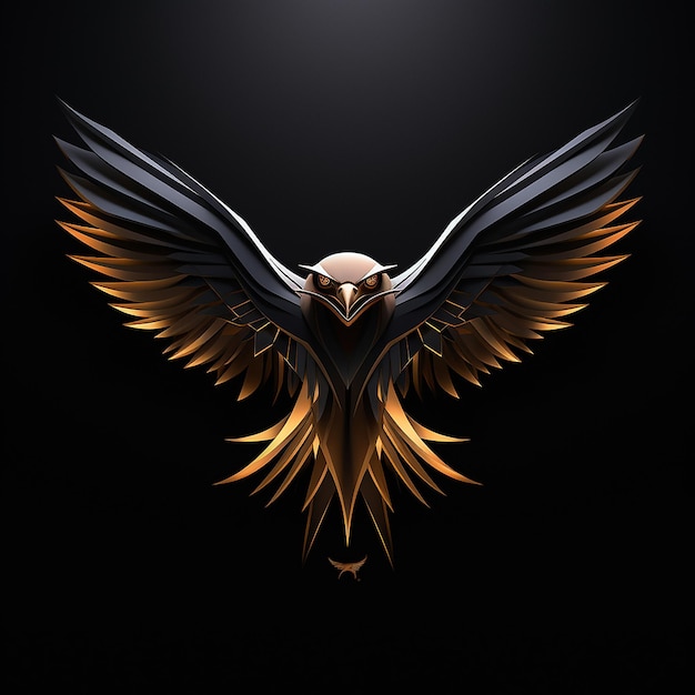 Stunning Dynamic Logo Baaz Hawk Design