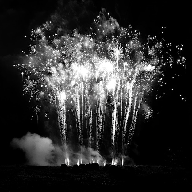 Photo a stunning fireworks display