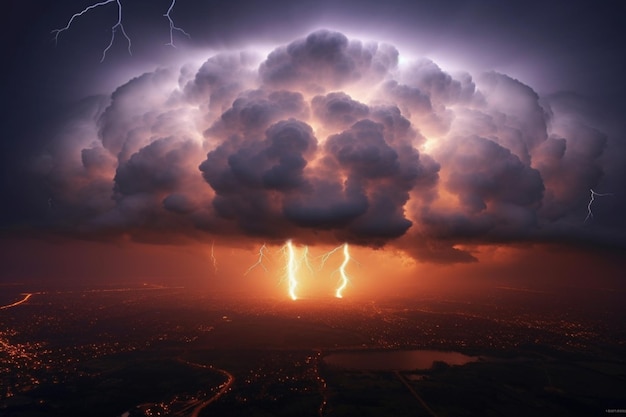 A stunning force of nature that lights up the sky