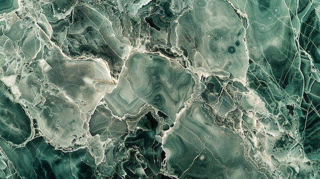 Stunning green marble texture generative ai