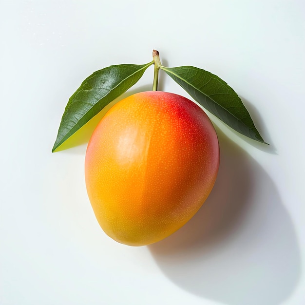 A stunning high resolution photograph featuring a perfectly ripe mango