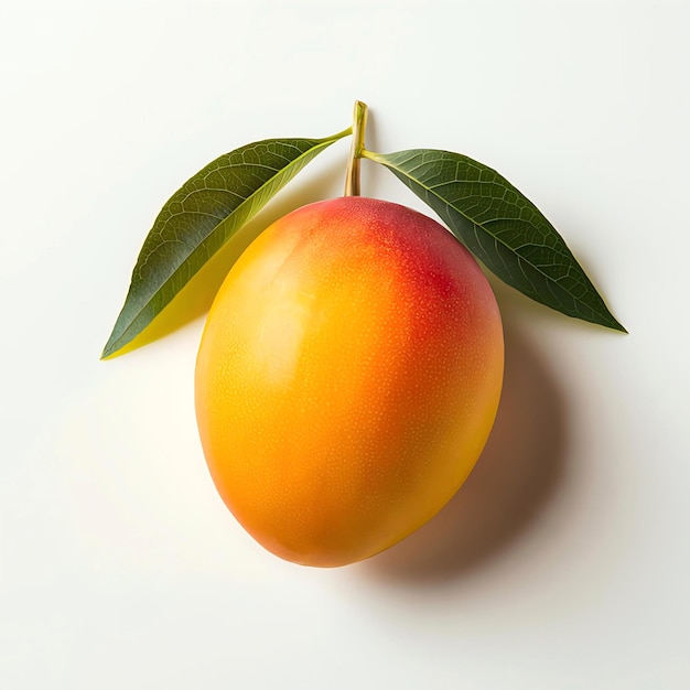 A stunning high resolution photograph featuring a perfectly ripe mango