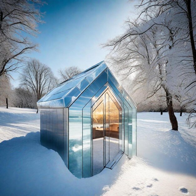 a stunning ice house