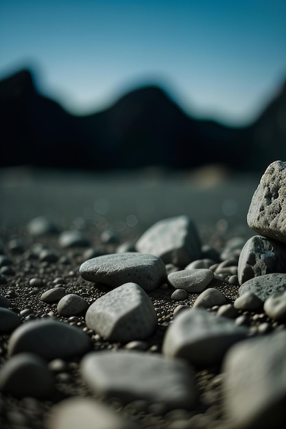 Stunning Image Abstract background with fragmented stone textures