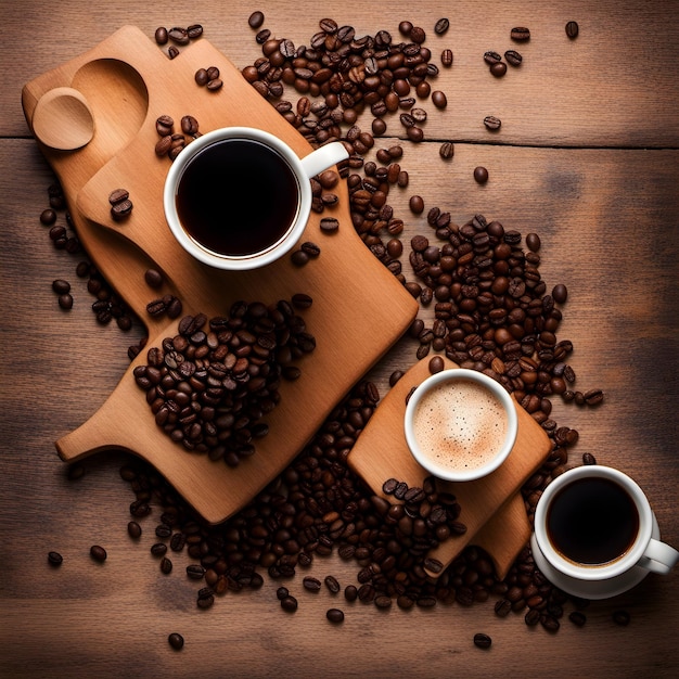 Stunning image of Coffee cup for wallpaper and background international coffee day