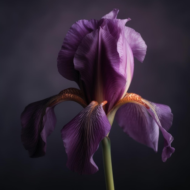 Stunning Iris Flower Captured In Highdefinition 8k