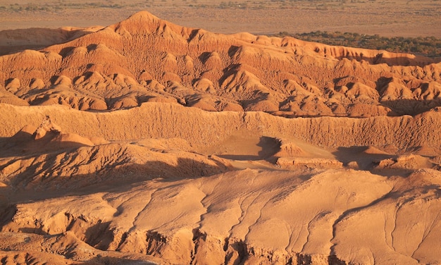 Stunning Landscape Before Sunset of Valle de la Luna in Atacama Desert Northern Chile