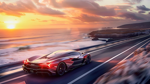 Stunning Modern Cars in Dynamic Landscapes and Futuristic Cityscapes