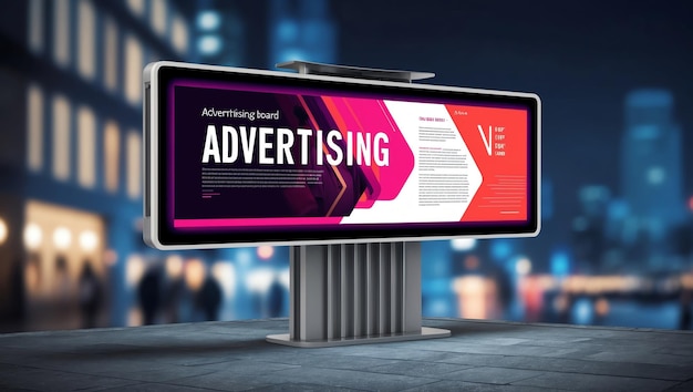 Photo stunning outdoor advertising board mockups