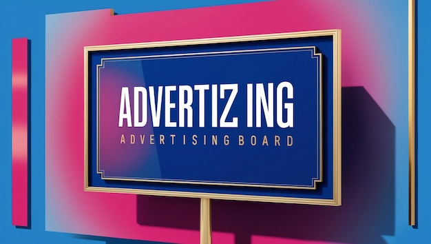 Photo stunning outdoor advertising board mockups