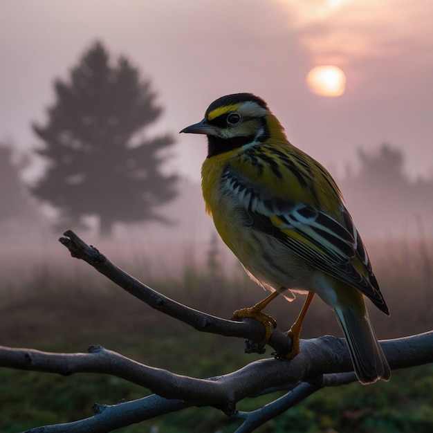 A stunning photograph of a female bobolink bird