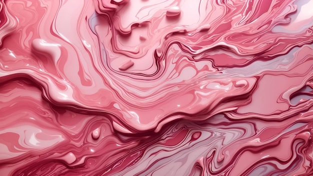 A stunning pink color liquid abstract background design wallpaper generated by AI