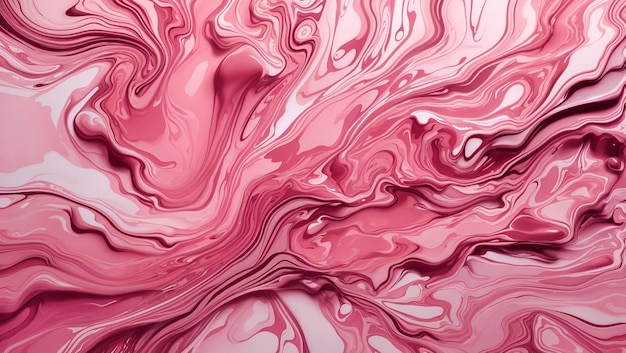 A stunning pink color liquid abstract background design wallpaper generated by AI