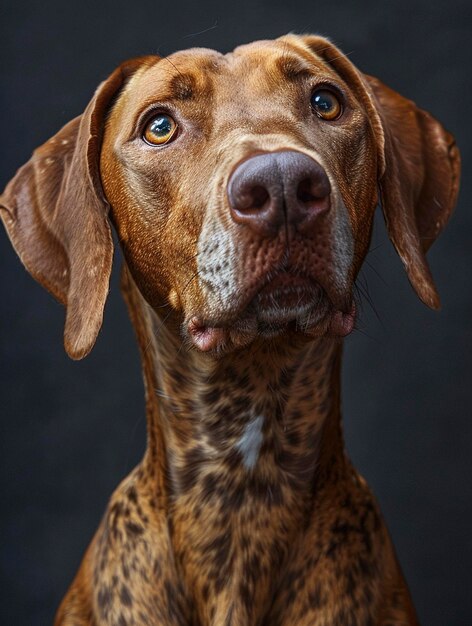 Stunning portrait photography of a dog canine pet closeup style