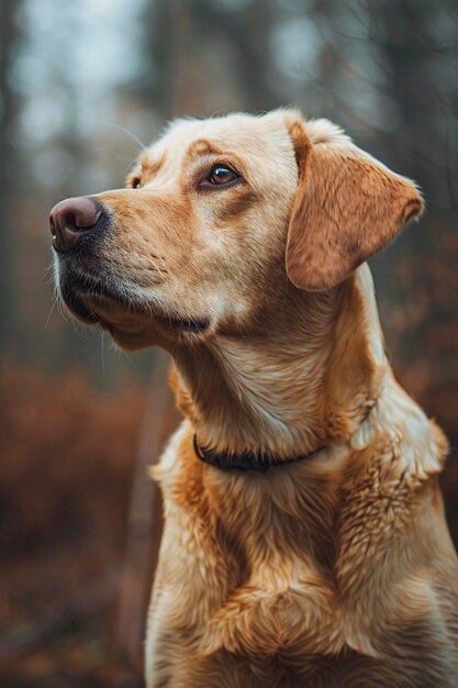 Stunning portrait photography of a dog canine pet closeup style