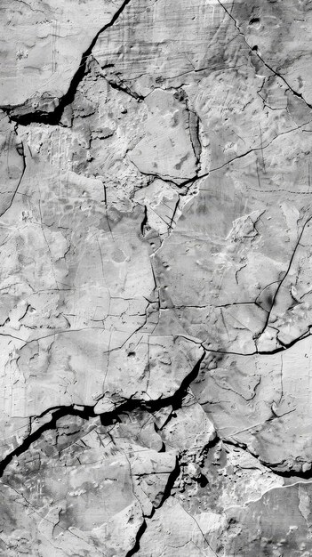 Photo a stunning repeatable pattern of cracked stone ideal for graphic design work