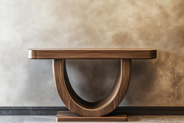 Photo stunning and sophisticated console table ideal for enhancing modern living spaces and entryways with elegance