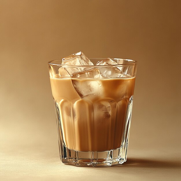 Stunning studio shot of Iced coffee