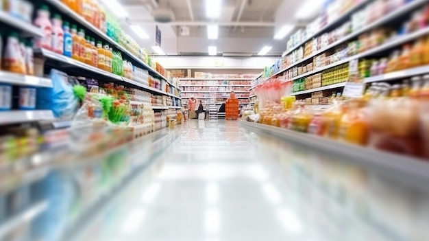 Stunning Supermarket Blurred Backgrounds for Your Creative Projects