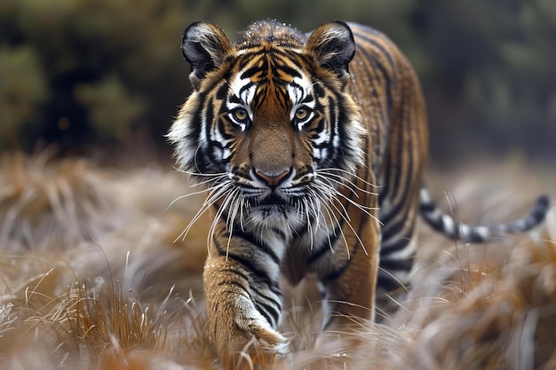 Stunning Tiger walking towards camera