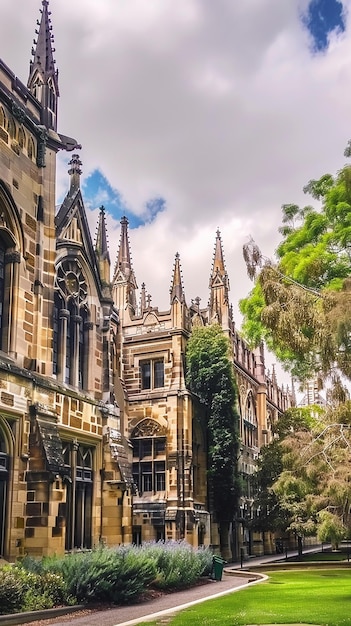 The stunning University of Melbourne