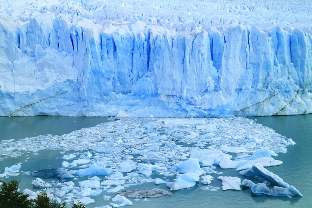 Stunning View of Massive Perito Moreno Glacier on Argentino Lake in El Calafate  Argentina