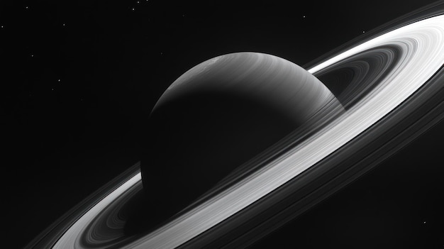 A stunning view of Saturn showcasing its rings and atmospheric features