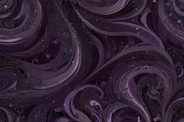 Stunningly elegant purple abstract swirls for a beautiful background and design aesthetics