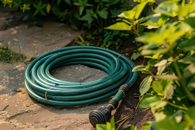 Photo sturdy durable flexible garden hose