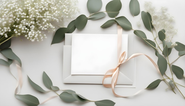 Styled stock photo Feminine wedding desktop stationery mockup