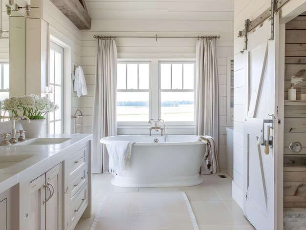 stylish bathroom hamptons style