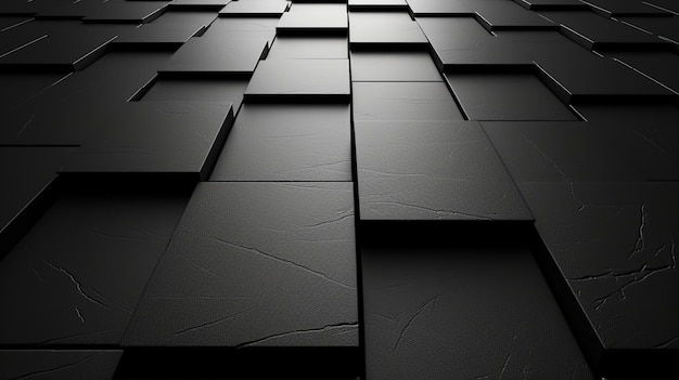 A stylish black abstract wallpaper monochrome design