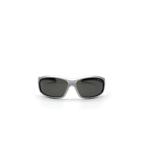 Stylish black sunglasses isolated on white background.