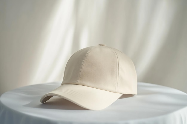 Stylish cap as a casual cap on a white background