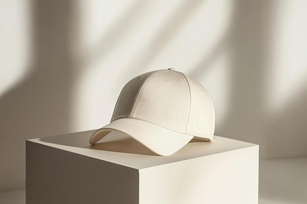 Stylish cap as a casual cap on a white background