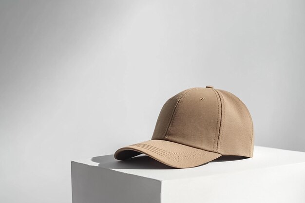 Stylish cap as a casual cap on a white background